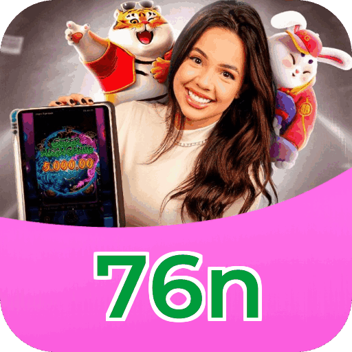 Interface do aplicativo 76n mostrando jogos disponíveis no iOS e Android